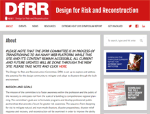 Tablet Screenshot of designforrisk.com